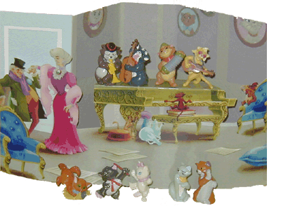 Mon diorama des aristochats